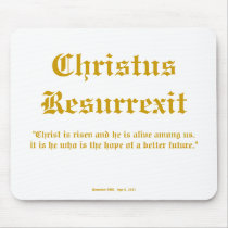 Christus Resurrexit - Hope mousepads