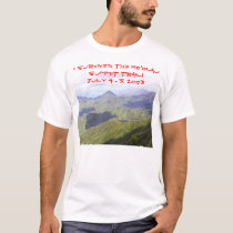 Christy on the Summit Trail t-shirts by joshemms Christy on the Summit Trail t-shirts