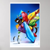 smirap, mike, karolos, shapes, colors, penguins, cold, ice, snow, graffiti, shiny, artsprojekt, abstract, primary colour, color, jackass penguin, Colorfulness, visual property, Chrominance, aptenodytes patagonica, Munsell color system, mottle, Chroma ATE, heather mixture, Chroma (album), spheniscus demersus, Chroma (ballet), crookedness, Chroma (comics), straightness, Chroma (software), roundness, Chroma Is Color, rock hopper, IOS (Apple), crested penguin, mobile devices, stratification, Chroma: A Queer Literary Journal, pygoscelis a, Poster with custom graphic design