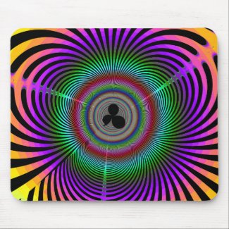 'Chromatic Fields Around a Point' mousepad