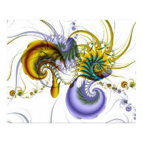 Chromatic Shrimp Poster posters
