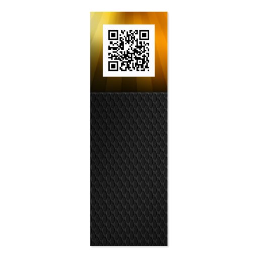 Chromatic Technology Elegant Design with QR code Business Card Template (back side)
