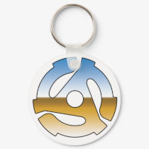 Chrome 45 RPM keychains
