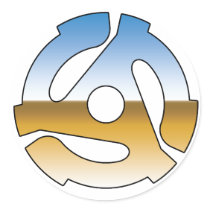 Chrome 45 RPM stickers by teesed Chrome 45 RPM stickers