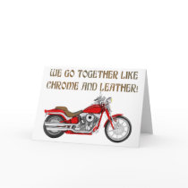 CHROME AND LEATHER cards