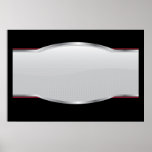 Chrome Beveled Layout Posters