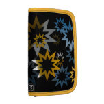 Chrome Blue and Gold Stars Folio Planner