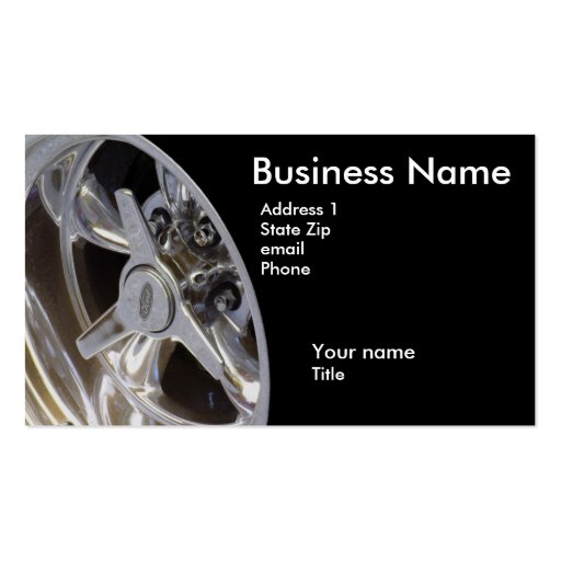 Chrome Business Card (front side)