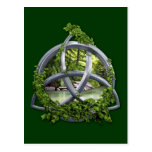 Chrome Celtic Trinity Knot Post Card