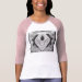 Ladies 3/4 Sleeve Raglan (Fitted)