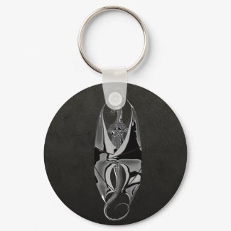 Chrome Dragon keychain