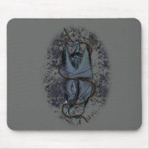 Chrome Dragon mousepads by packratgraphics Chrome Dragon mousepads