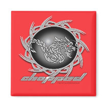 CHROME DRAGON TATTOO magnets by magneticfields CHROME DRAGON TATTOO magnets