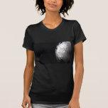 Chrome globe with black background shirt