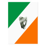 Chrome Green Harp Green Orange Business Cards