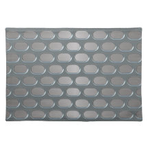 Chrome Grille Over Stainless Look Place Mats