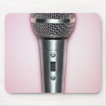 Chrome Microphone Mousepad