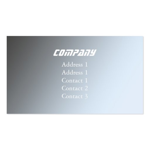 Chrome on Red Business Card Templates (back side)
