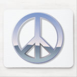 Chrome Peace Sign Mousepad
