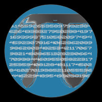 Chrome PI Sticker stickers