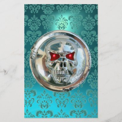 Aquamarine Skull