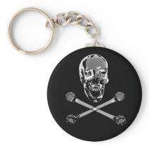 Chrome Skull Keychains