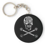 Chrome Skull Keychains