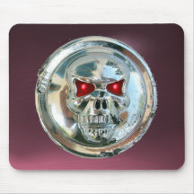 CHROME SKULL , Purple Amethyst Mousepad