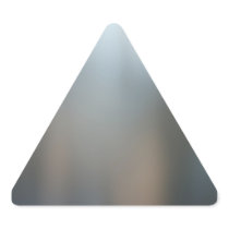 Chrome Triangle Sticker