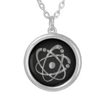 Chromium Atom Personalized Necklace