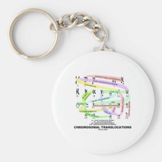 Chromosomal Translocations (Karyogram) Keychain