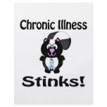 Chronic Illness Stinks Skunk Awareness Design flyers