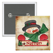 Chrtimstas Stocking Label button buttons