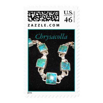  Chrysacolla Postage Stamps by Le1mermaid