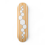 Chrysalis XIII (Orange/White) Skateboard Deck