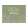 Chrysanthemum Blossom Save the Date Postcard