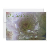 Chrysanthemum Flower Invitation