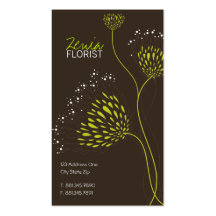Chrysanthemum Flowers Floral Elegant Chic Business Business Cards