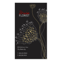 Chrysanthemum Flowers Floral Elegant Chic Business Business Card Templates