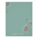 Chrysanthemum Flowers Floral Elegant Chic Business Letterhead