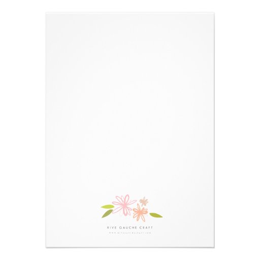 Chrysanthemum Garden Cat |  Party Invitation
