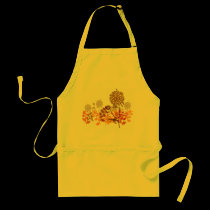 Chrysanthemum Graphic aprons