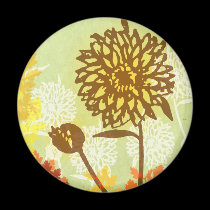Chrysanthemum Graphic magnets