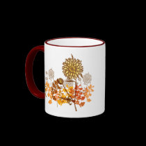 Chrysanthemum Graphic mugs