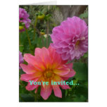 Chrysanthemum Invitation Card