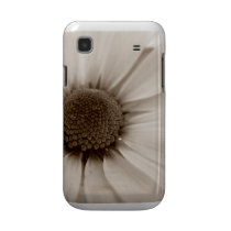 Chrysanthemum sepia flower Samsung Galaxy S Case casemate cases