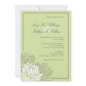 Chrysanthemum Wedding Invitation invitation