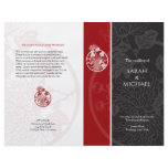 Chrysanthemum Wedding Program Flyer