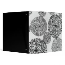 Chrysanthemums, a stencil for printing on cotton vinyl binder