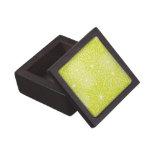 Chrysanthemums Design Green BOx Premium Jewelry Boxes